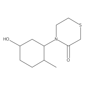 4-(5-Hydroxy-2-methylcyclohexyl)thiomorpholin-3-one Structure