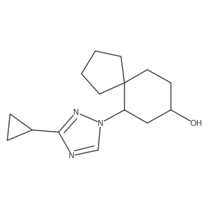 6-(3-cyclopropyl-1H-1,2,4-triazol-1-yl)spiro[4.5]decan-8-ol Structure