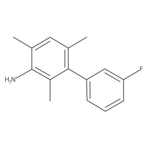3-(3-Fluorophenyl)-2,4,6-trimethylaniline Structure