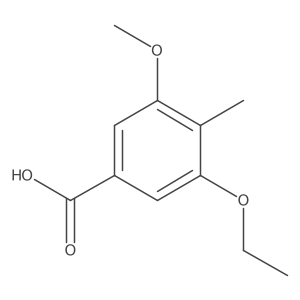 3-Ethoxy-5-methoxy-4-methylbenzoic acid结构式