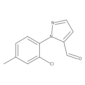 1-(2-chloro-4-methylphenyl)-1H-pyrazole-5-carbaldehyde Structure