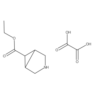 Ethyl 3-azabicyclo[3.1.0]hexane-6-carboxylate oxalate salt Structure