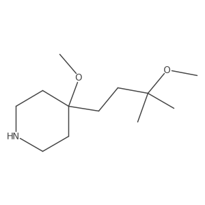 4-Methoxy-4-(3-methoxy-3-methylbutyl)piperidine结构式