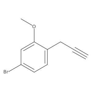4-Bromo-2-methoxy-1-(prop-2-yn-1-yl)benzene Structure