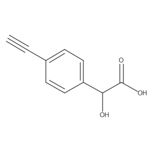 2-(4-Ethynylphenyl)-2-hydroxyacetic acid Structure