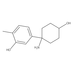5-(1-Amino-4-hydroxycyclohexyl)-2-methylphenol Structure