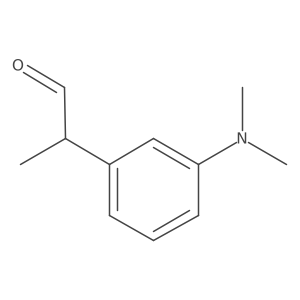 2-[3-(Dimethylamino)phenyl]propanal Structure