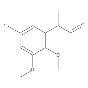 2-(5-Chloro-2,3-dimethoxyphenyl)propanal结构式
