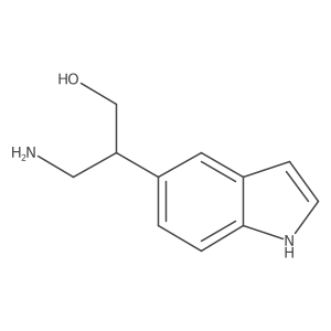 3-amino-2-(1H-indol-5-yl)propan-1-ol Structure
