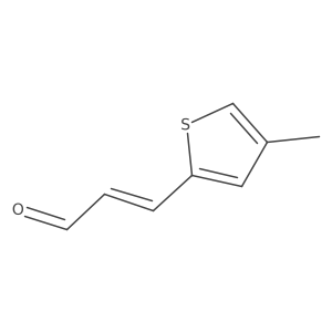 3-(4-Methylthiophen-2-yl)prop-2-enal Structure