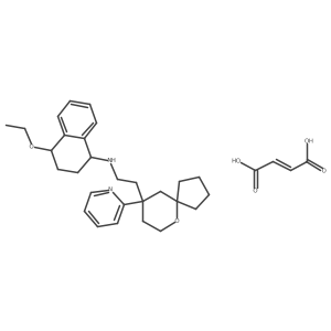 Tegileridine fumarate Structure