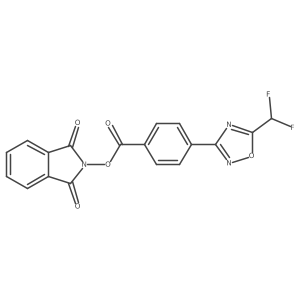 1,3-dioxo-2,3-dihydro-1H-isoindol-2-yl 4-[5-(difluoromethyl)-1,2,4-oxadiazol-3-yl]benzoate Structure