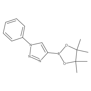 1-phenyl-4-(tetramethyl-1,3,2-dioxaborolan-2-yl)-1H-1,2,3-triazole Structure