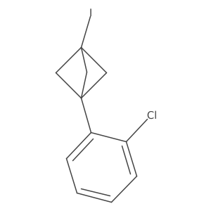 1-(2-Chlorophenyl)-3-iodobicyclo[1.1.1]pentane Structure