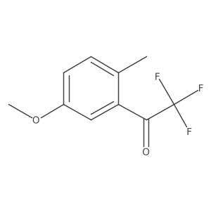 2,2,2-Trifluoro-1-(5-methoxy-2-methylphenyl)ethanone Structure
