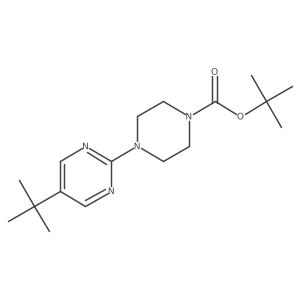 5-(tert-Butyl)-2-(4-Boc-1-piperazinyl)pyrimidine Structure