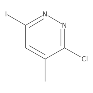 3-Chloro-6-iodo-4-methylpyridazine Structure