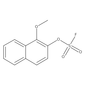 2-Fluorosulfonyloxy-1-methoxynaphthalene结构式
