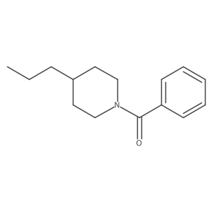 Phenyl(4-propyl-1-piperidinyl)methanone Structure