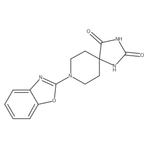 8-(1,3-Benzoxazol-2-yl)-1,3,8-triazaspiro[4.5]decane-2,4-dione结构式