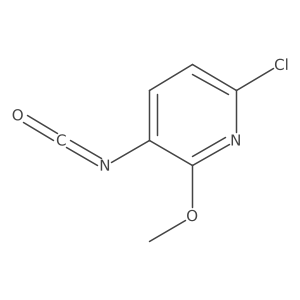 6-Chloro-3-isocyanato-2-methoxypyridine Structure