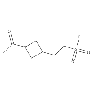 2-(1-Acetylazetidin-3-yl)ethane-1-sulfonyl fluoride Structure