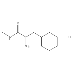 2-amino-3-cyclohexyl-N-methylpropanamidehydrochloride结构式