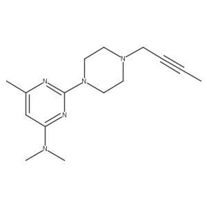 2-[4-(but-2-yn-1-yl)piperazin-1-yl]-N,N,6-trimethylpyrimidin-4-amine Structure