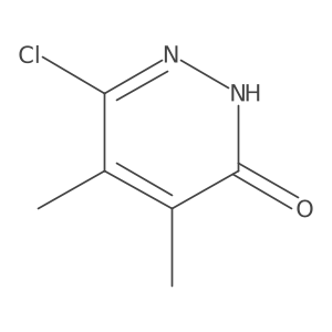 6-chloro-4,5-dimethyl-2H-pyridazin-3-one结构式
