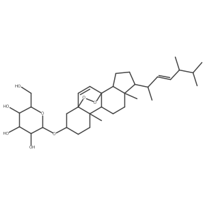 (2R,3R,4S,5S,6R)-2-[[(1R,2R,5R,6R,9R,10R,13S,15R)-5-[(E,2R,5R)-5,6-dimethylhept-3-en-2-yl]-6,10-dimethyl-16,17-dioxapentacyclo[13.2.2.01,9.02,6.010,15]nonadec-18-en-13-yl]oxy]-6-(hydroxymethyl)oxane-3,4,5-triol Structure