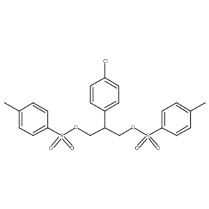 2-(4-Chlorophenyl)propane-1,3-diyl bis(4-methylbenzenesulfonate) Structure