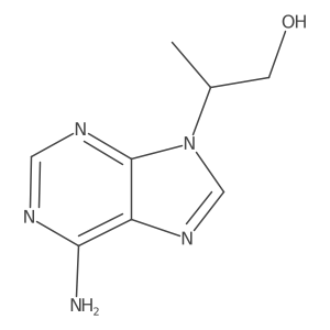 (R)-2-(6-Amino-9H-purin-9-yl)propan-1-ol Structure