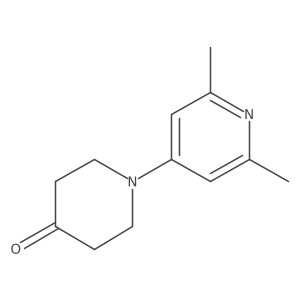 1-(2,6-Dimethylpyridin-4-yl)piperidin-4-one结构式