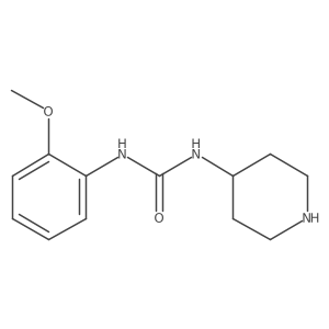 3-(2-Methoxyphenyl)-1-(piperidin-4-yl)urea Structure