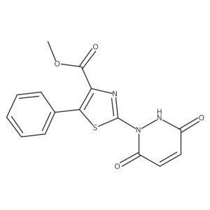 methyl 2-[3-hydroxy-6-oxo-1(6H)-pyridazinyl]-5-phenyl-1,3-thiazole-4-carboxylate Structure