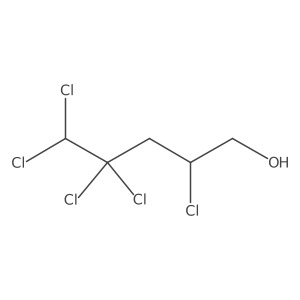 2,4,4,5,5-Pentachloro-1-pentanol Structure