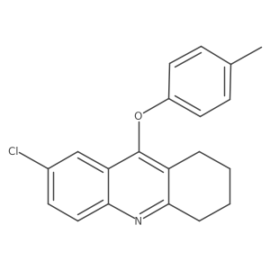 7-Chloro-1,2,3,4-tetrahydro-9-(4-methylphenoxy)acridine结构式