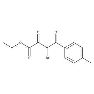 Ethyl I(2)-bromo-4-methyl-I+/-,I(3)-dioxobenzenebutanoate Structure