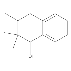 (1R,3R)-2,2,3-Trimethyl-1,2,3,4-tetrahydronaphthalen-1-ol结构式