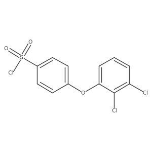 4-(2,3-Dichlorophenoxy)benzenesulfonyl chloride Structure