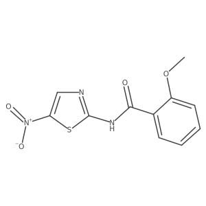 2-methoxy-N-(5-nitrothiazol-2-yl)benzamide Structure