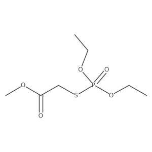 O,O-Diethyl S-carbomethoxymethyl phosphorothioate Structure