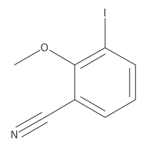 3-Iodo-2-methoxybenzonitrile Structure