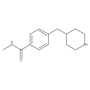 N-methyl-4-(piperidin-4-ylmethyl)benzamide Structure