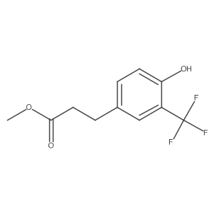 Methyl 3-(4'-hydroxy-3'-(trifluoromethyl)phenyl)propionate Structure