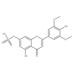 Chrysin 7-sulfate结构式