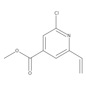 2-Chloro-6-vinyl-isonicotinic acid methyl ester结构式