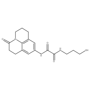 N1-(3-hydroxypropyl)-N2-(3-oxo-1,2,3,5,6,7-hexahydropyrido[3,2,1-ij]quinolin-9-yl)oxalamide Structure