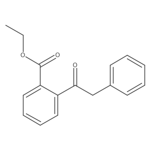 Ethyl 2-(2-phenylacetyl)benzoate结构式
