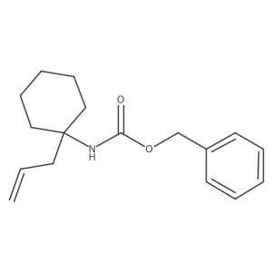 benzyl N-[1-(prop-2-en-1-yl)cyclohexyl]carbamate Structure